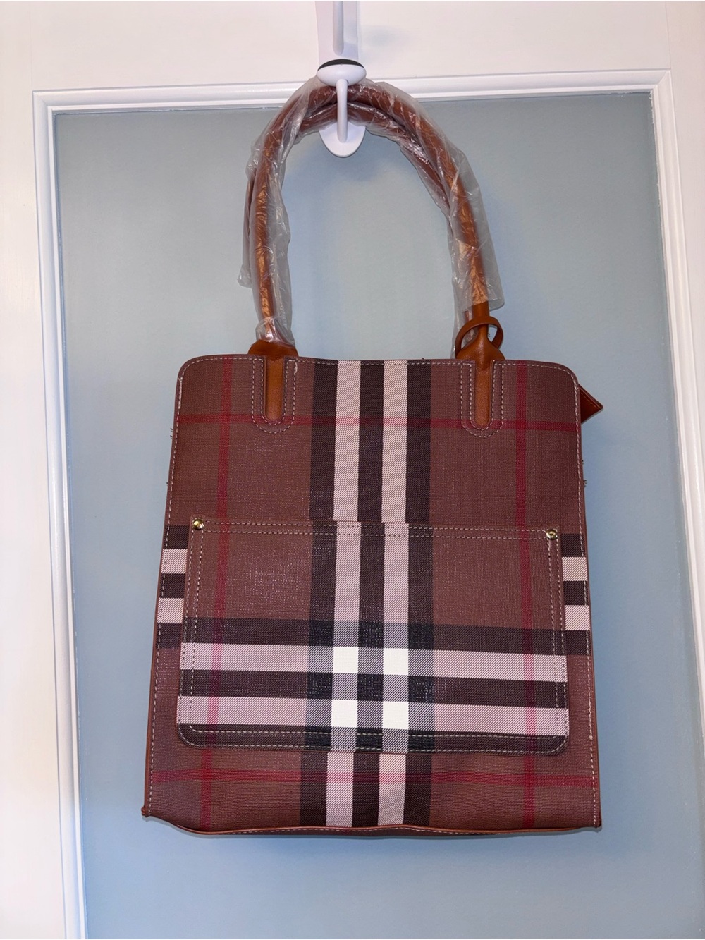 Plaid medium size purses nwot